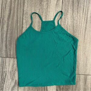 Born Primitive Teal Ribbed Women's Tank Top